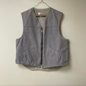 Carhartt Fleece Lined Cold Weather Vest Size Large